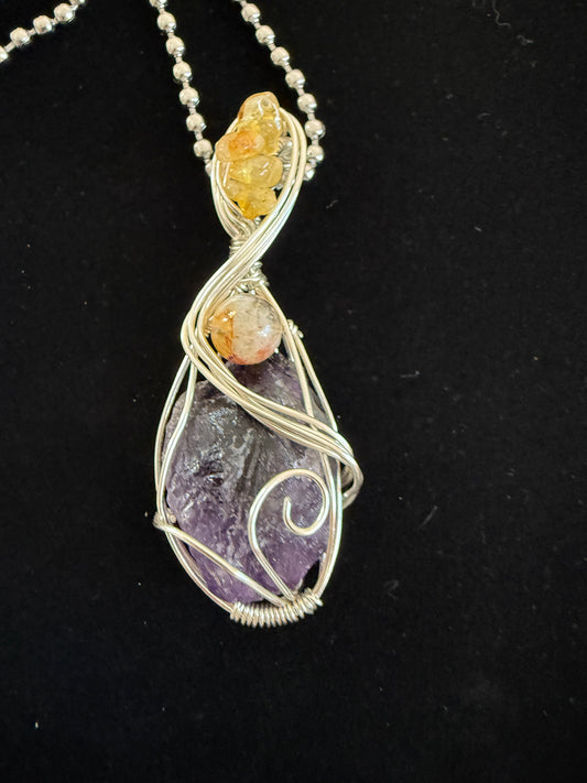 Alkimia - Amethyst with Citrine
