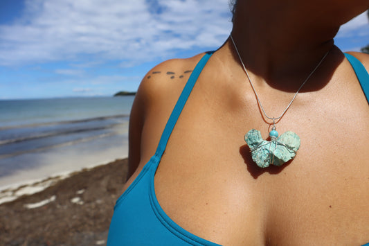 Nayaa Pendant – Raw Turquoise