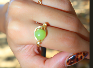 Amara Ring - Peridot